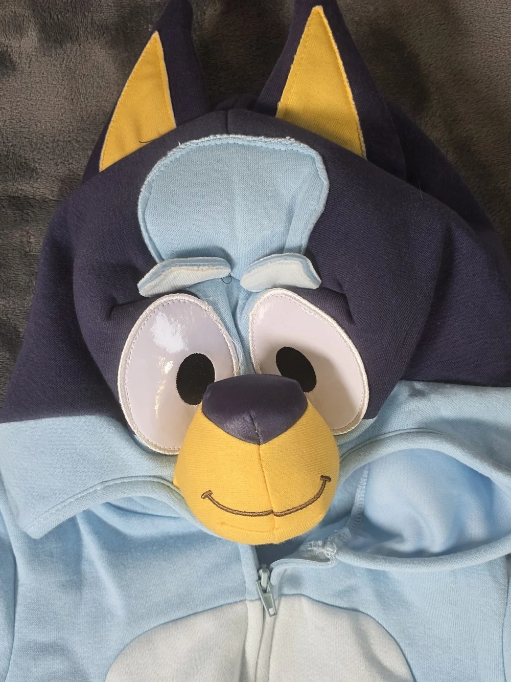 Bluey Toddler Costume Top - Light Blue Bluey Hoodie
